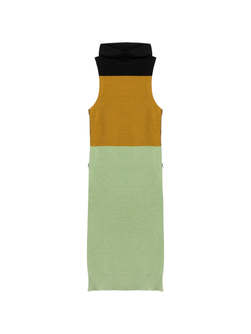 La Doublej Colour Block Hooded Maxi Dress