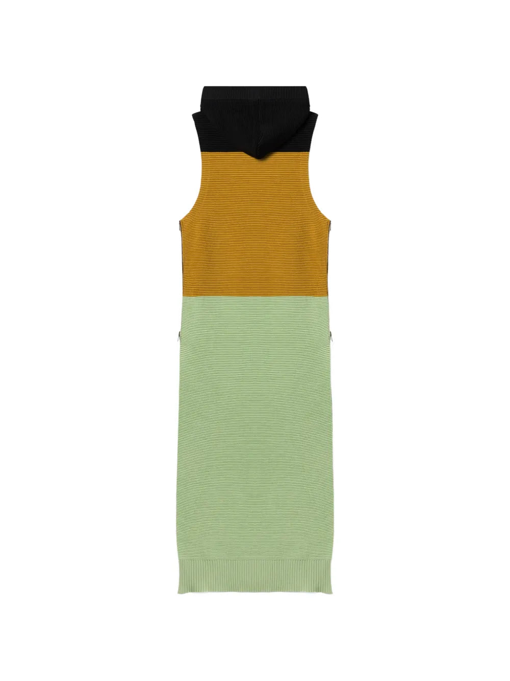 La Doublej Colour Block Hooded Maxi Dress