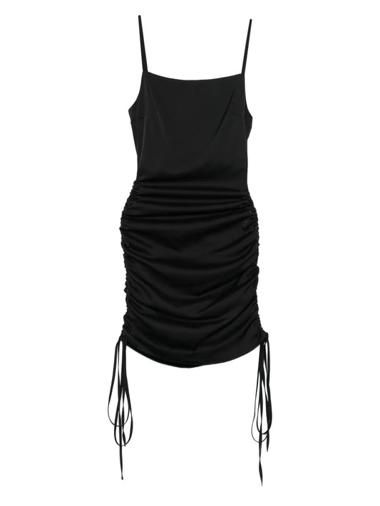 Rhizome Pink Martini Ruched Mini Dress
