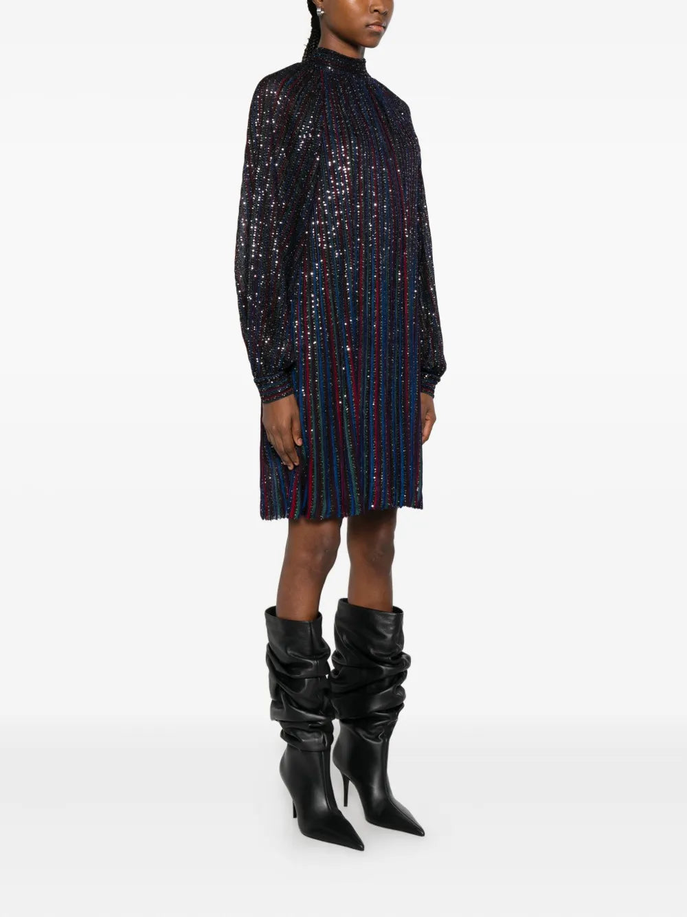 Missoni Striped Sequin Embellished Dress