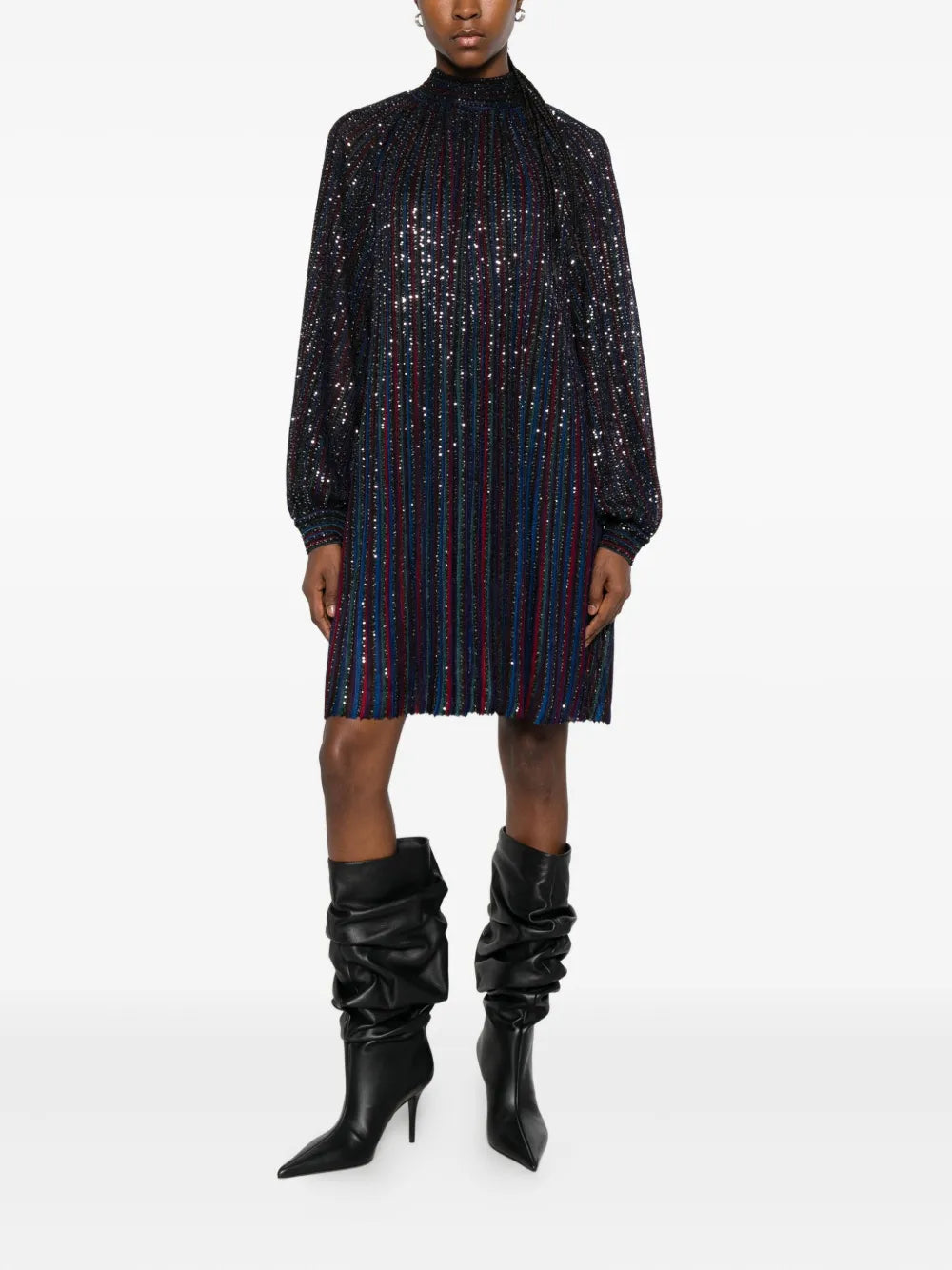 Missoni Striped Sequin Embellished Dress