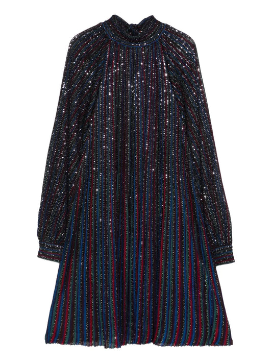 Missoni Striped Sequin Embellished Dress