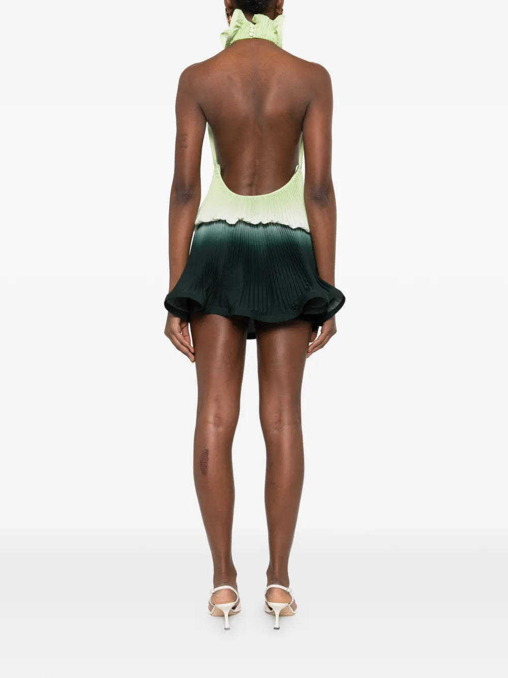 Rowen Rose Pleated Mini Dress