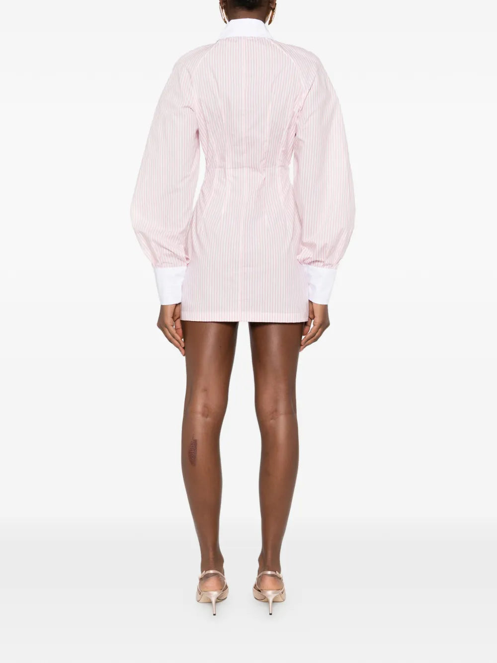 Rowen Rose Striped Shirt Mini Dress