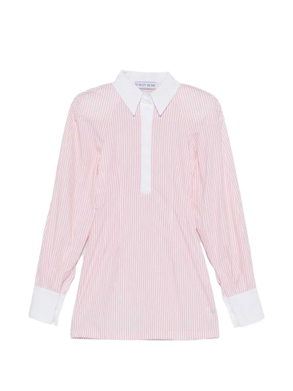 Rowen Rose Striped Shirt Mini Dress