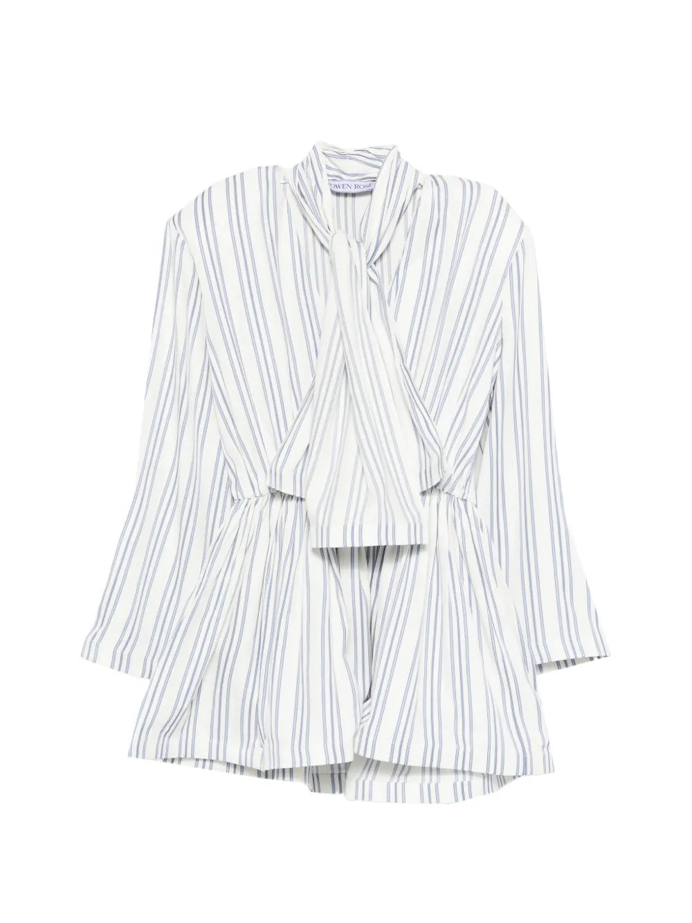 Rowen Rose Scarf Striped Mini Dress
