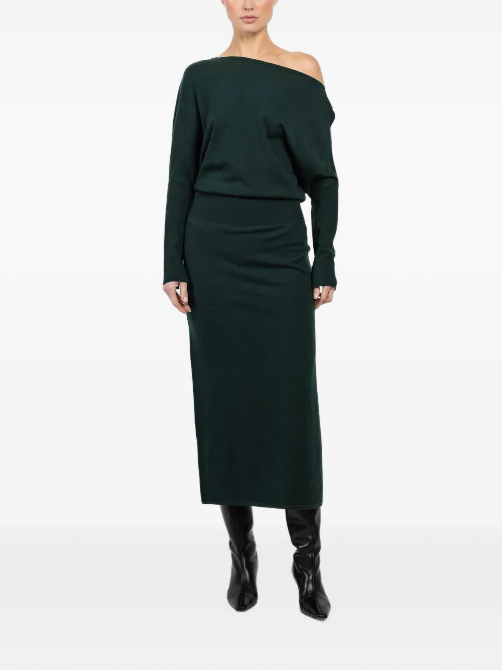 Simkhai Off Shoulder Midi Dress