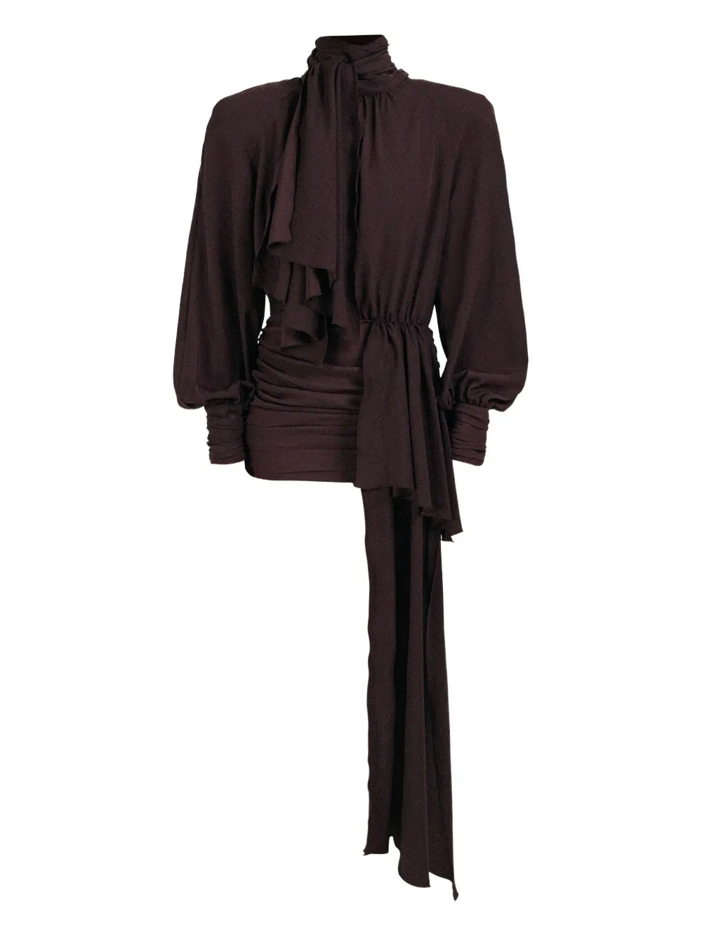 Rowen Rose Draped Detail Mini Dress