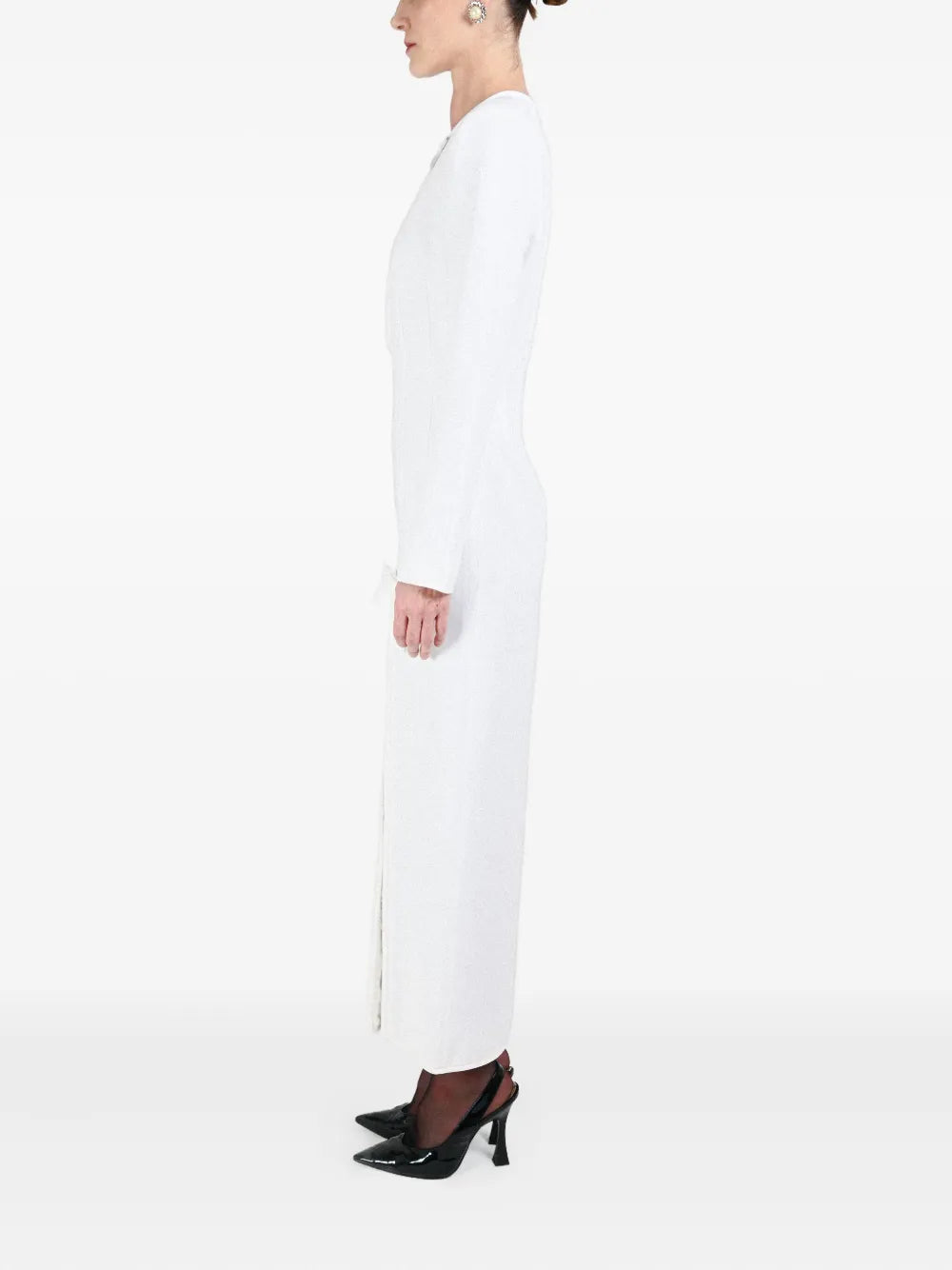 Rowen Rose Bow Detail Long Dress