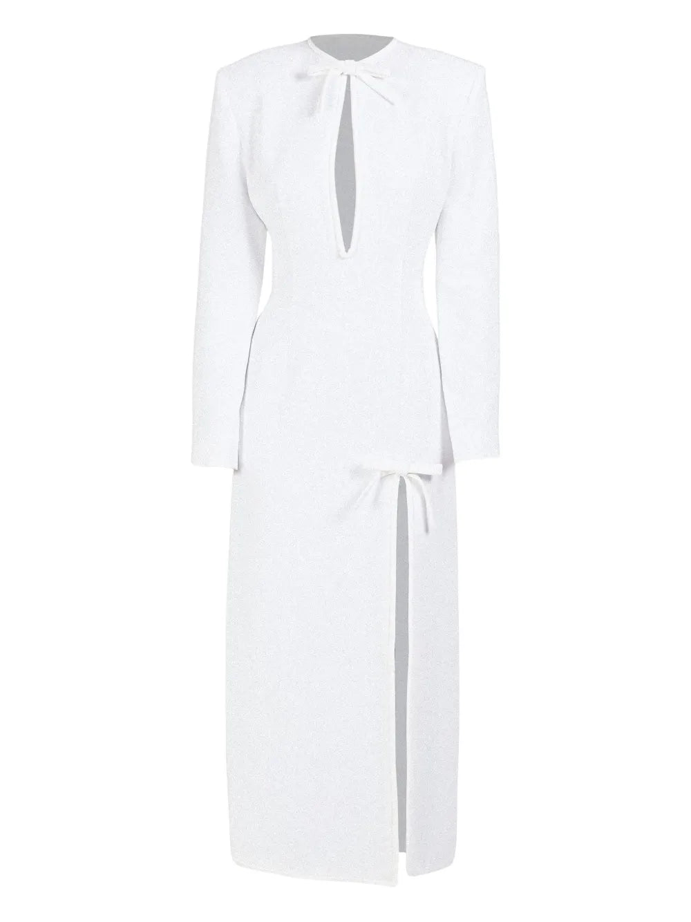 Rowen Rose Bow Detail Long Dress