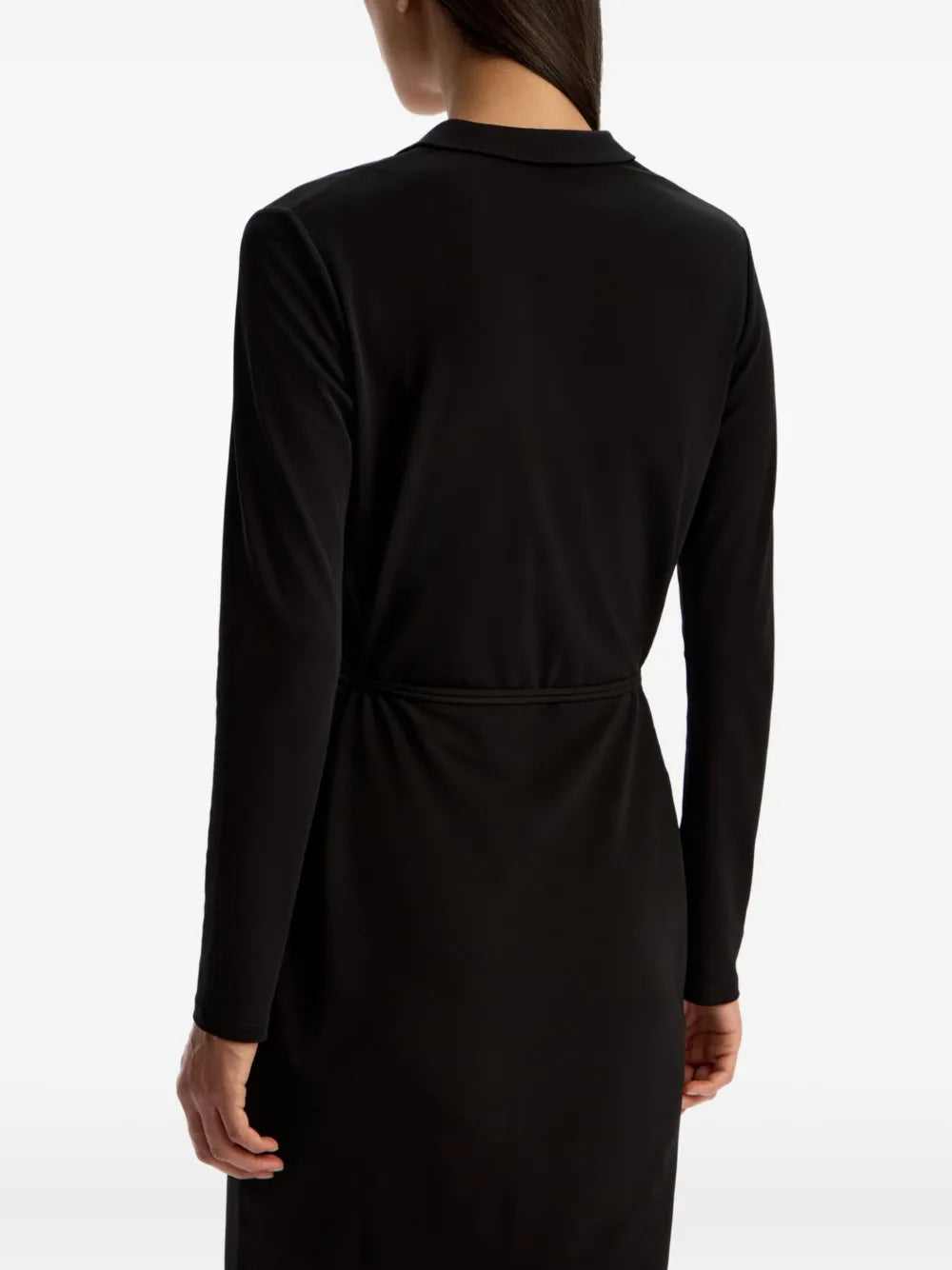 12 Storeez V Neck Midi Dress