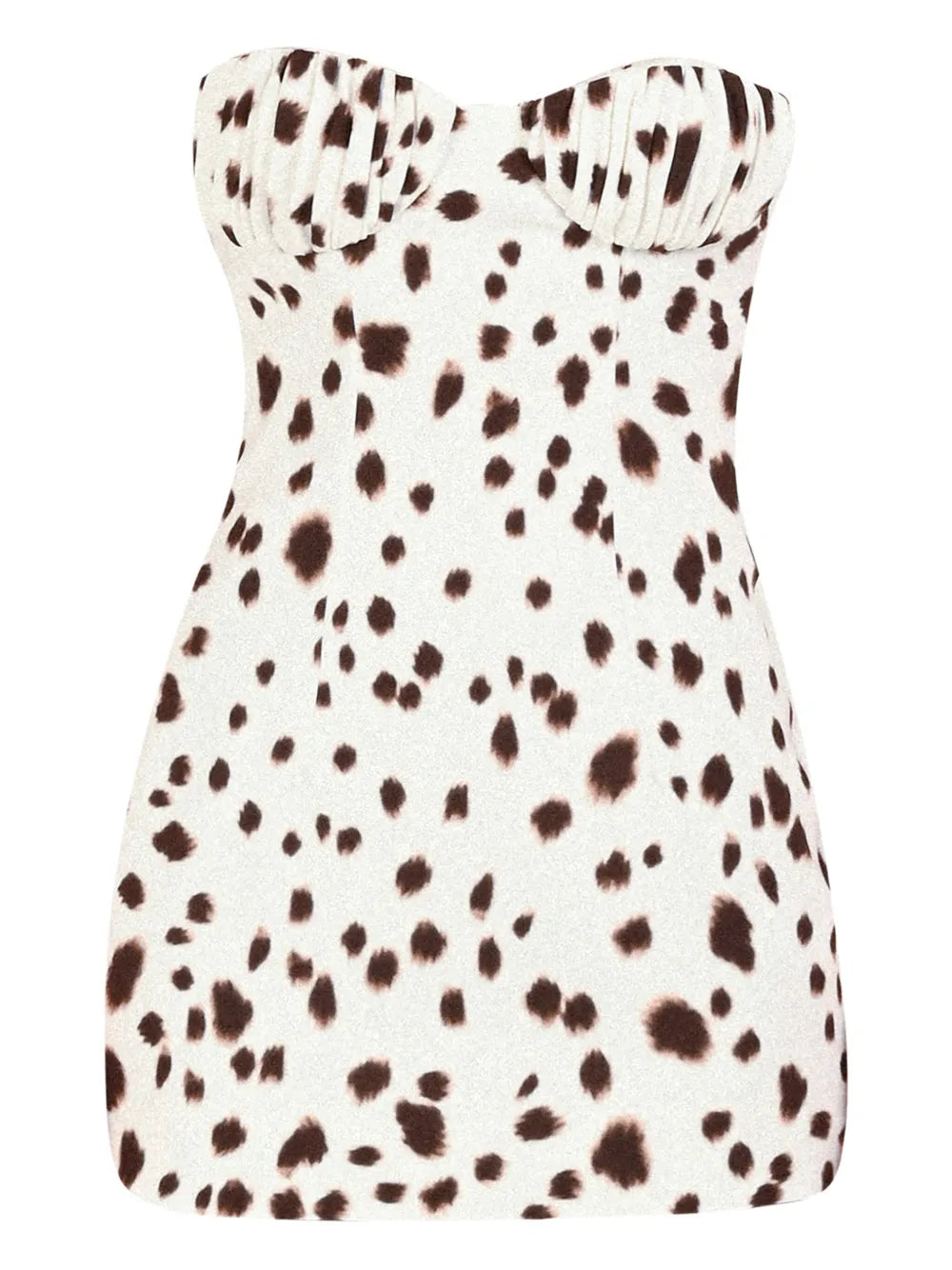 Rowen Rose Dalmatian Pattern Dress
