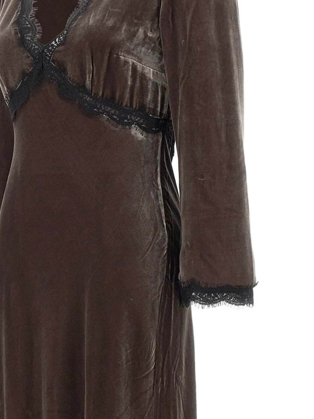 Rixo Alesha Lace Trim Dress