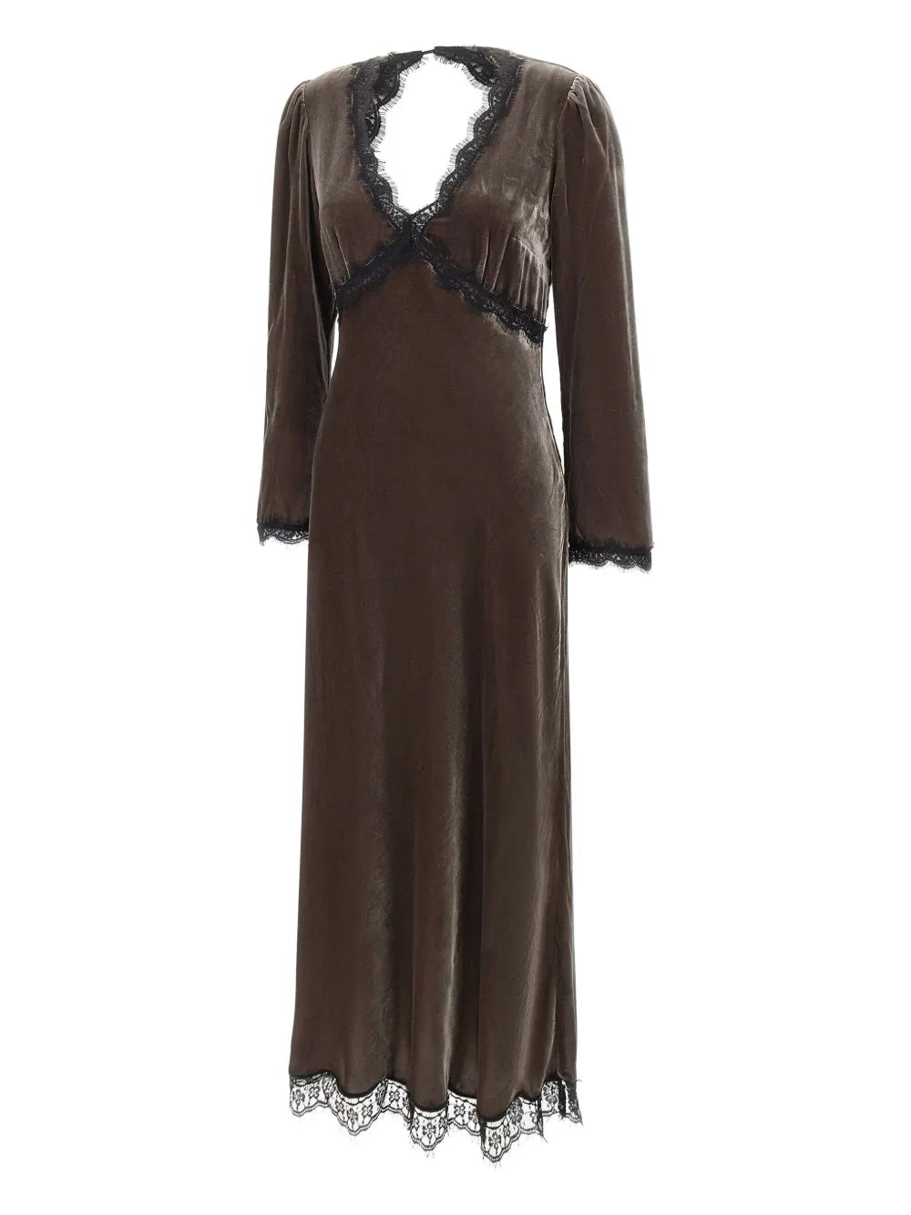 Rixo Alesha Lace Trim Dress