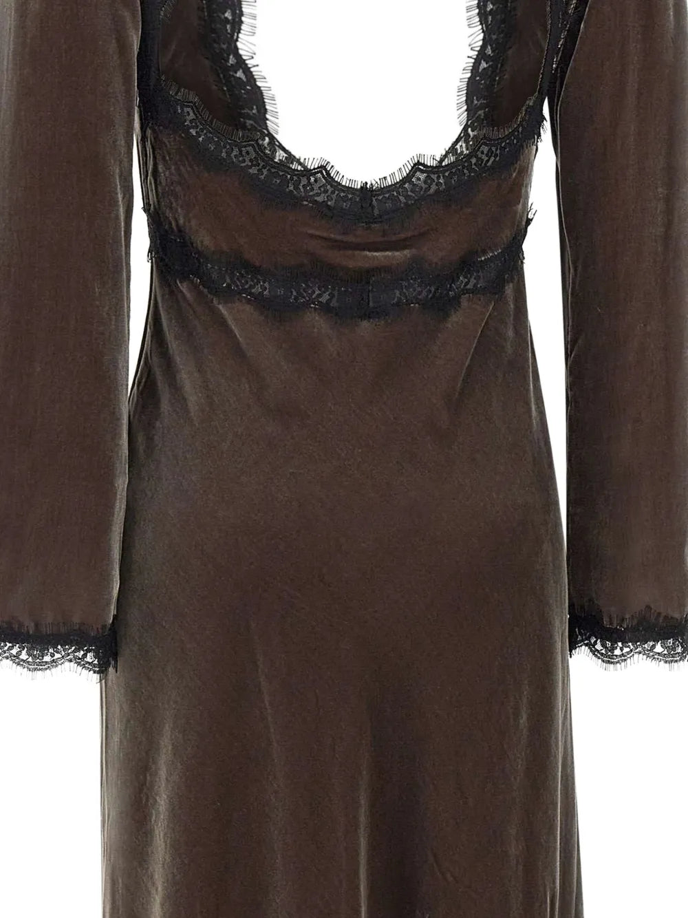 Rixo Alesha Lace Trim Dress