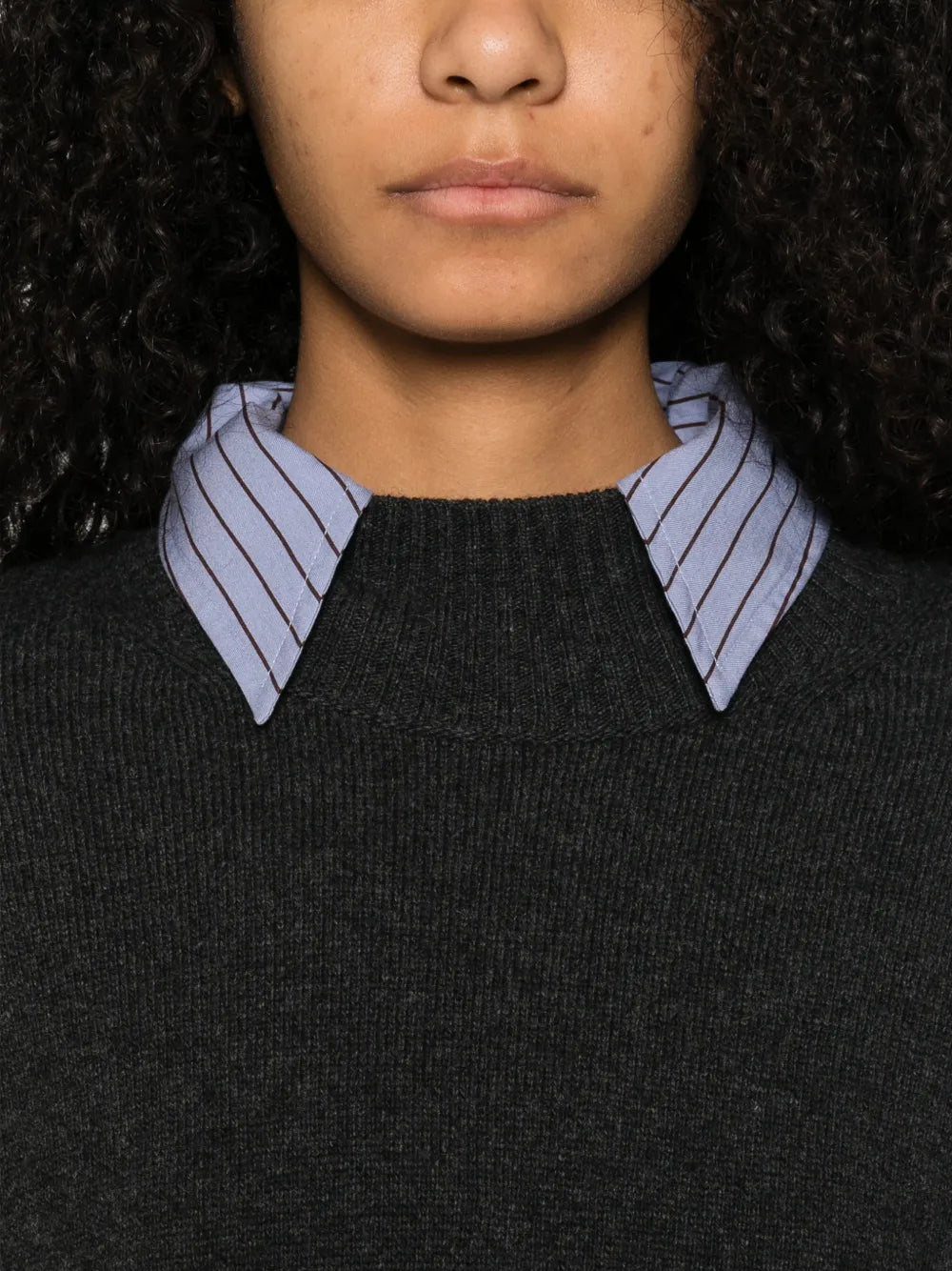 Barbour International Crew Neck Midi Knitted Dress