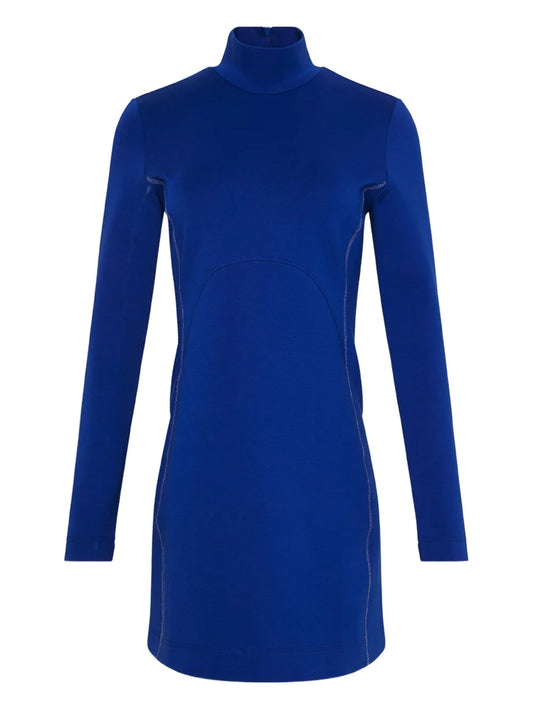Calvin Klein Jeans Long Sleeve High Neck Mini Dress