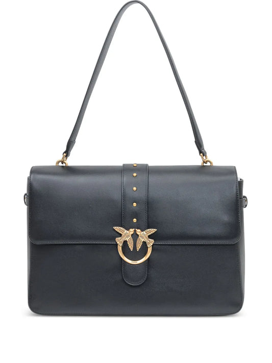 Pinko Maxi Love Studded Shoulder Bag