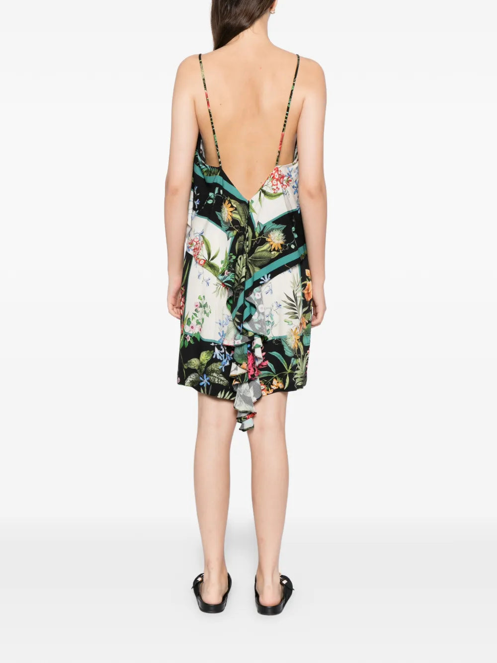Blaklace Floral Ruffled Dress