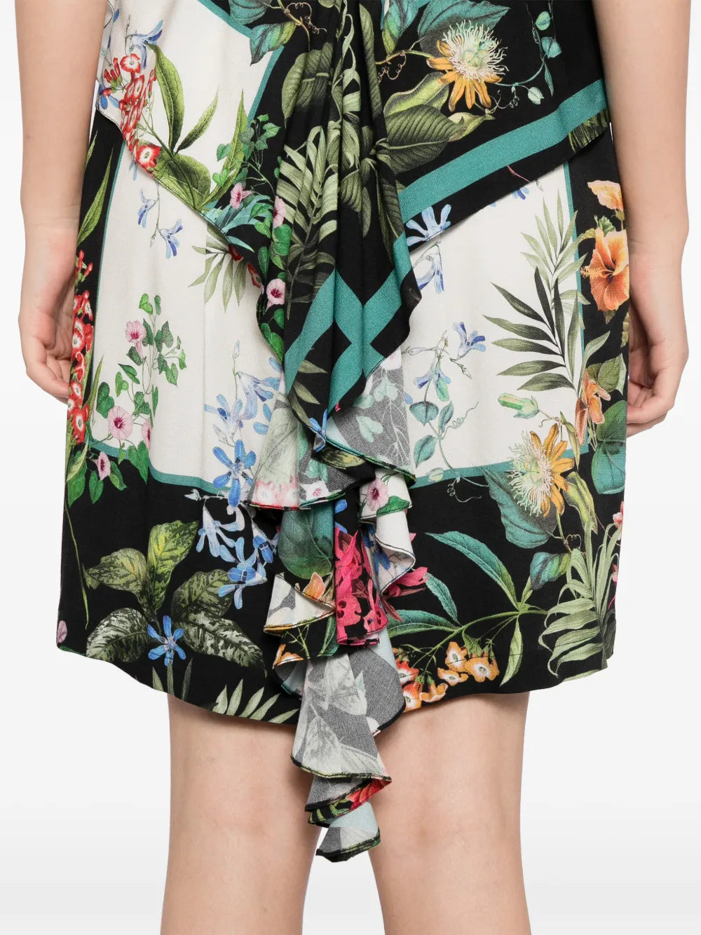 Blaklace Floral Ruffled Dress