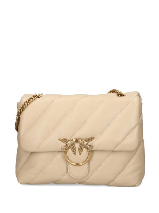 Pinko Medium Love Puff Chain Strap Shoulder Bag