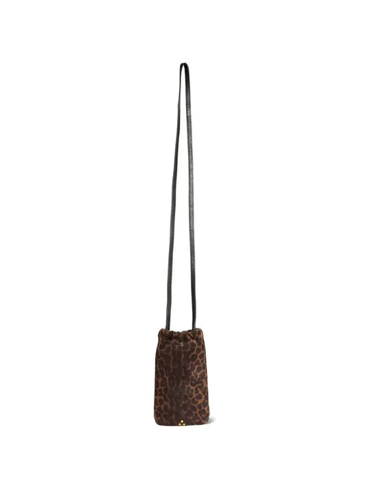 Jerome Dreyfuss Gordi Leopard Print Shoulder Bag