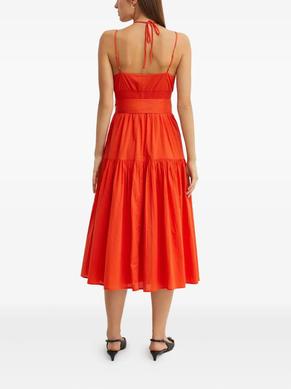 Lauren Ralph Lauren Belted Midi Dress