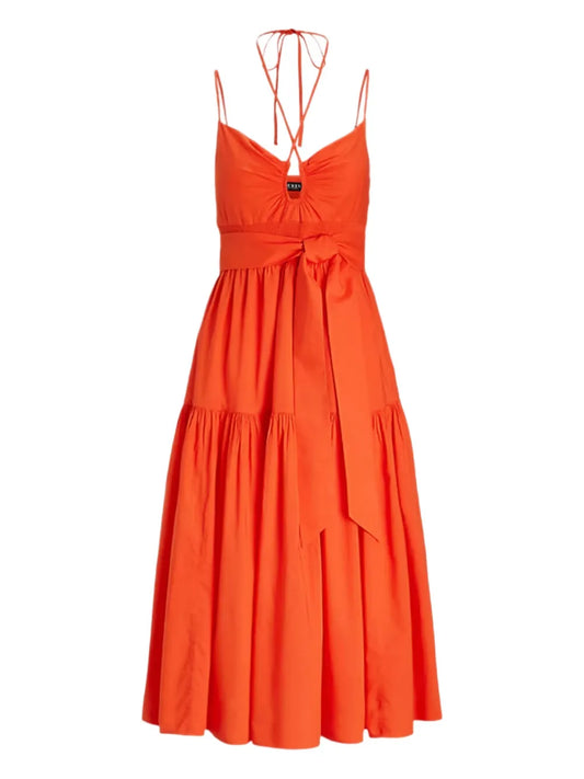 Lauren Ralph Lauren Belted Midi Dress