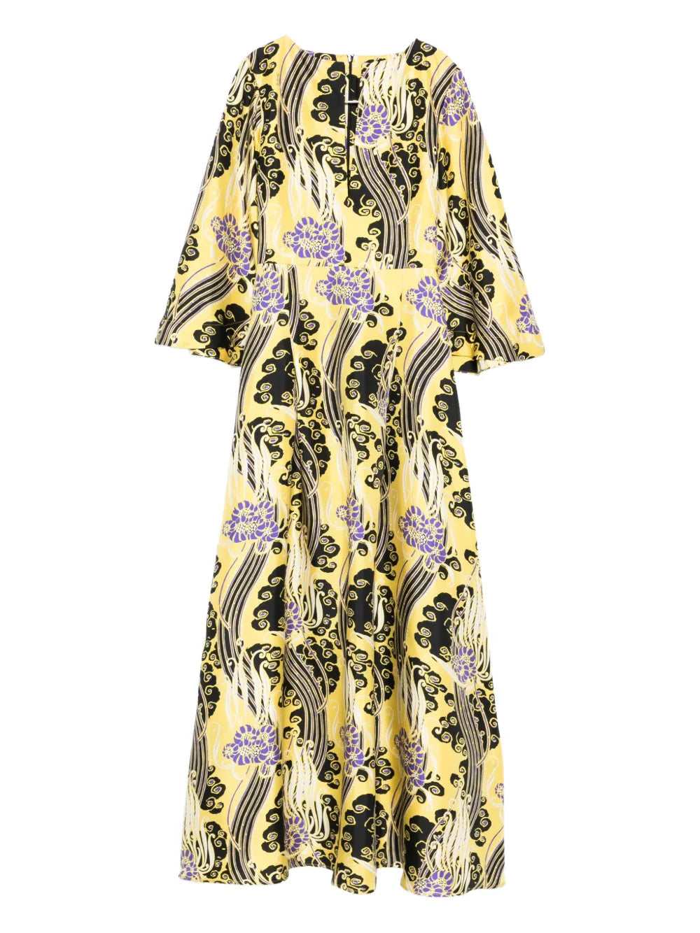 La Doublej Floral Print Maxi Dress