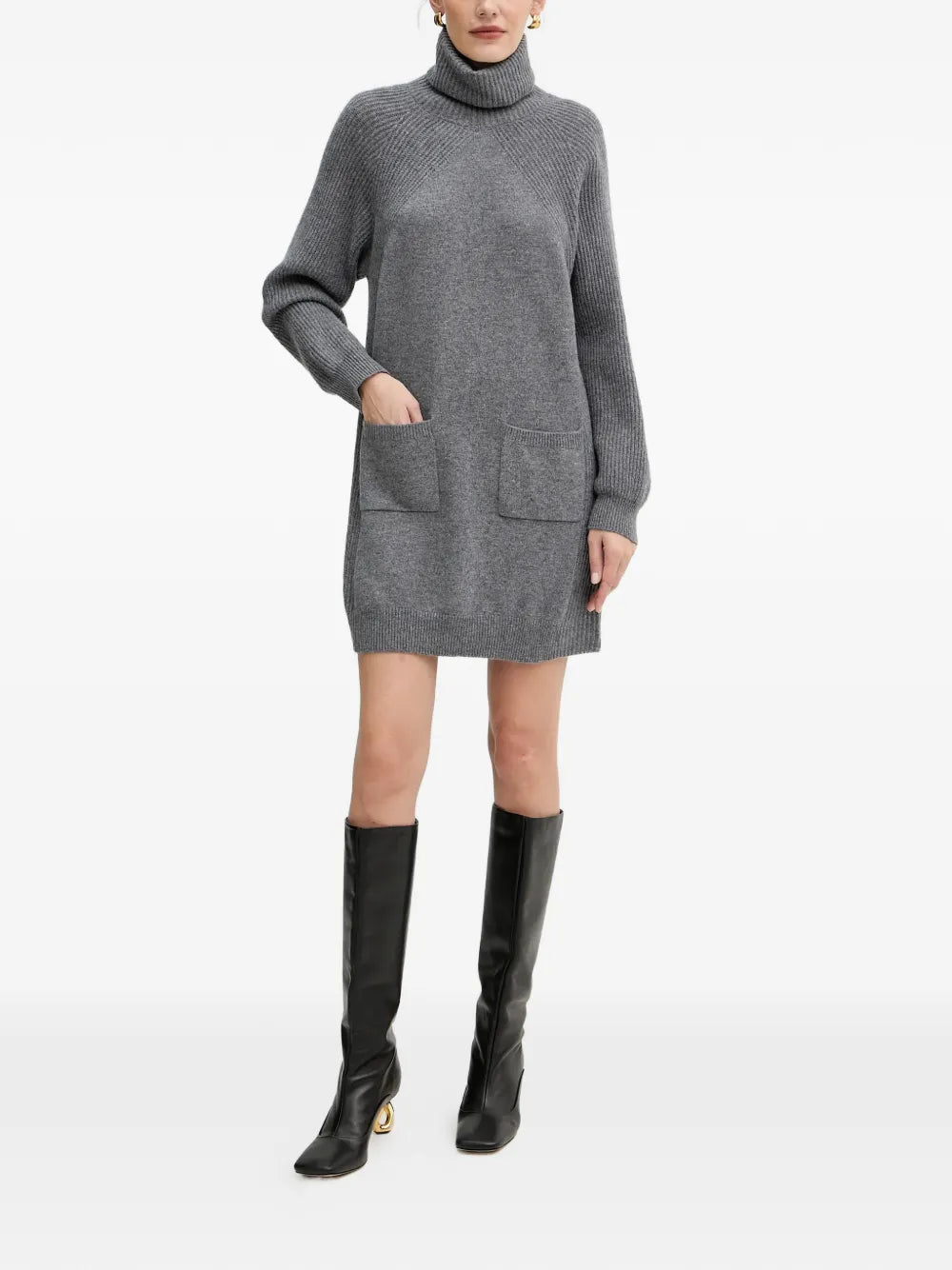 Liu Jo Roll Neck Mini Dress