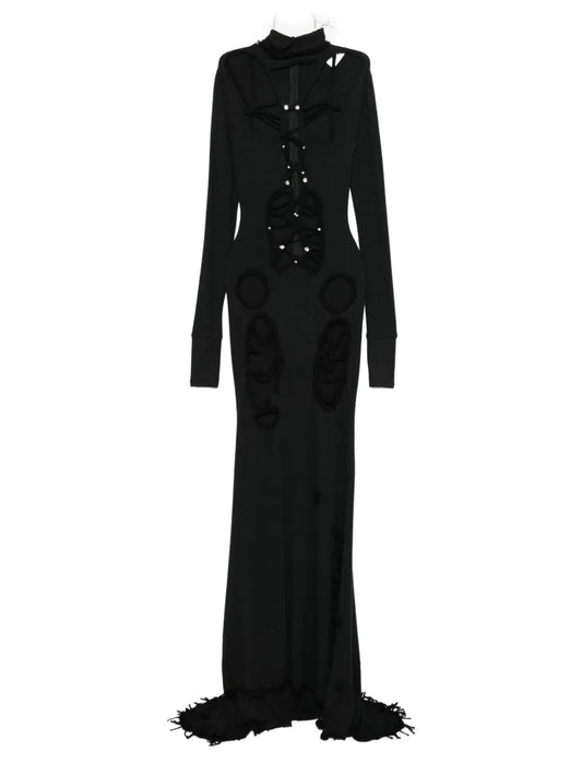 Loulou Cut Out Embellished Maxi Dress