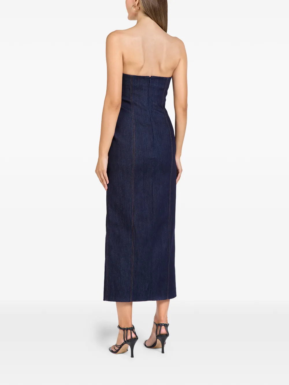 Florence Fortitude Buttoned Strapless Dress