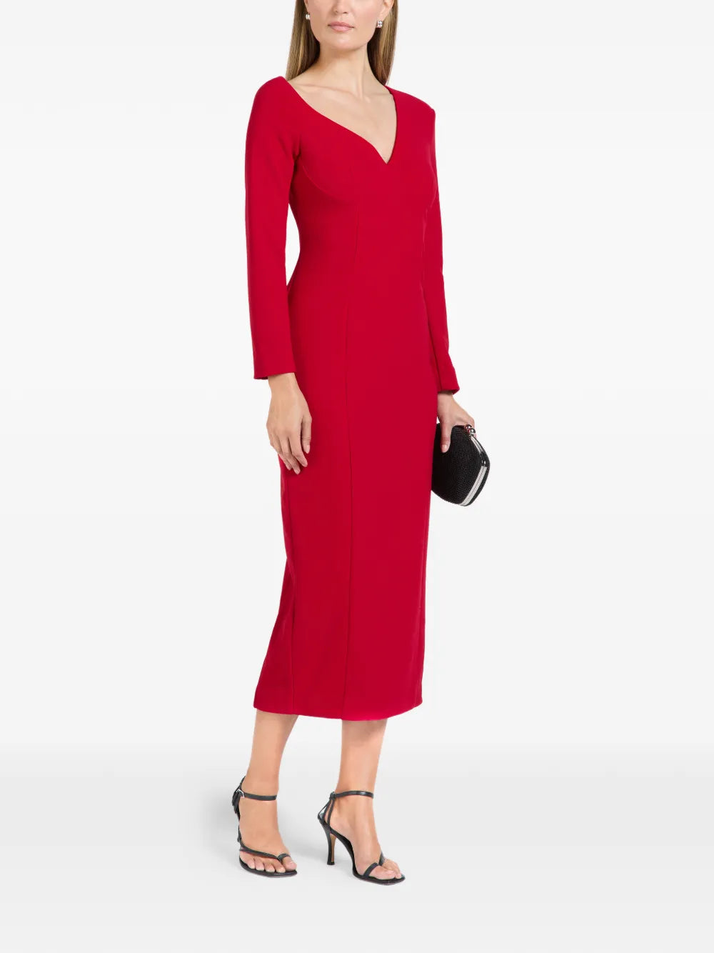 Florence Fortitude V Neck Long Sleeve Dress