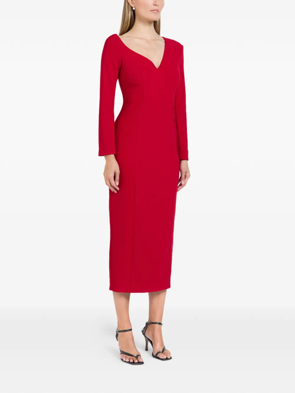 Florence Fortitude V Neck Long Sleeve Dress