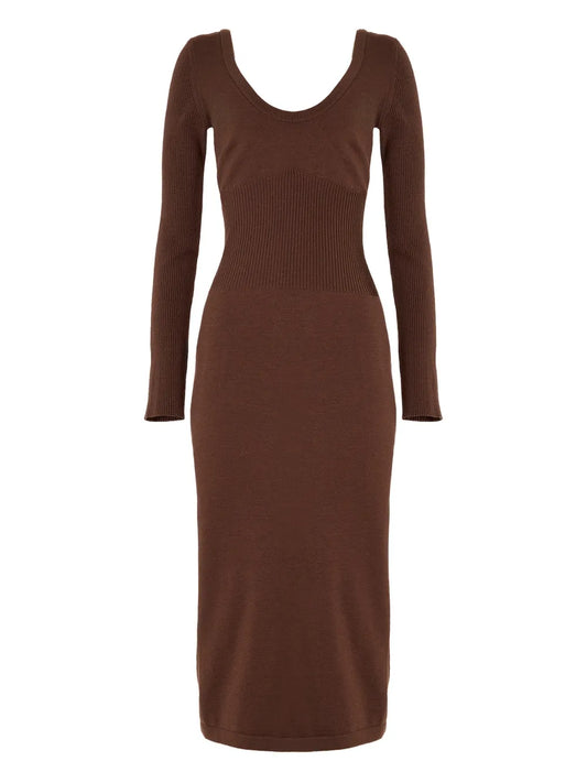 Wolford Scoop Neck Midi Dress