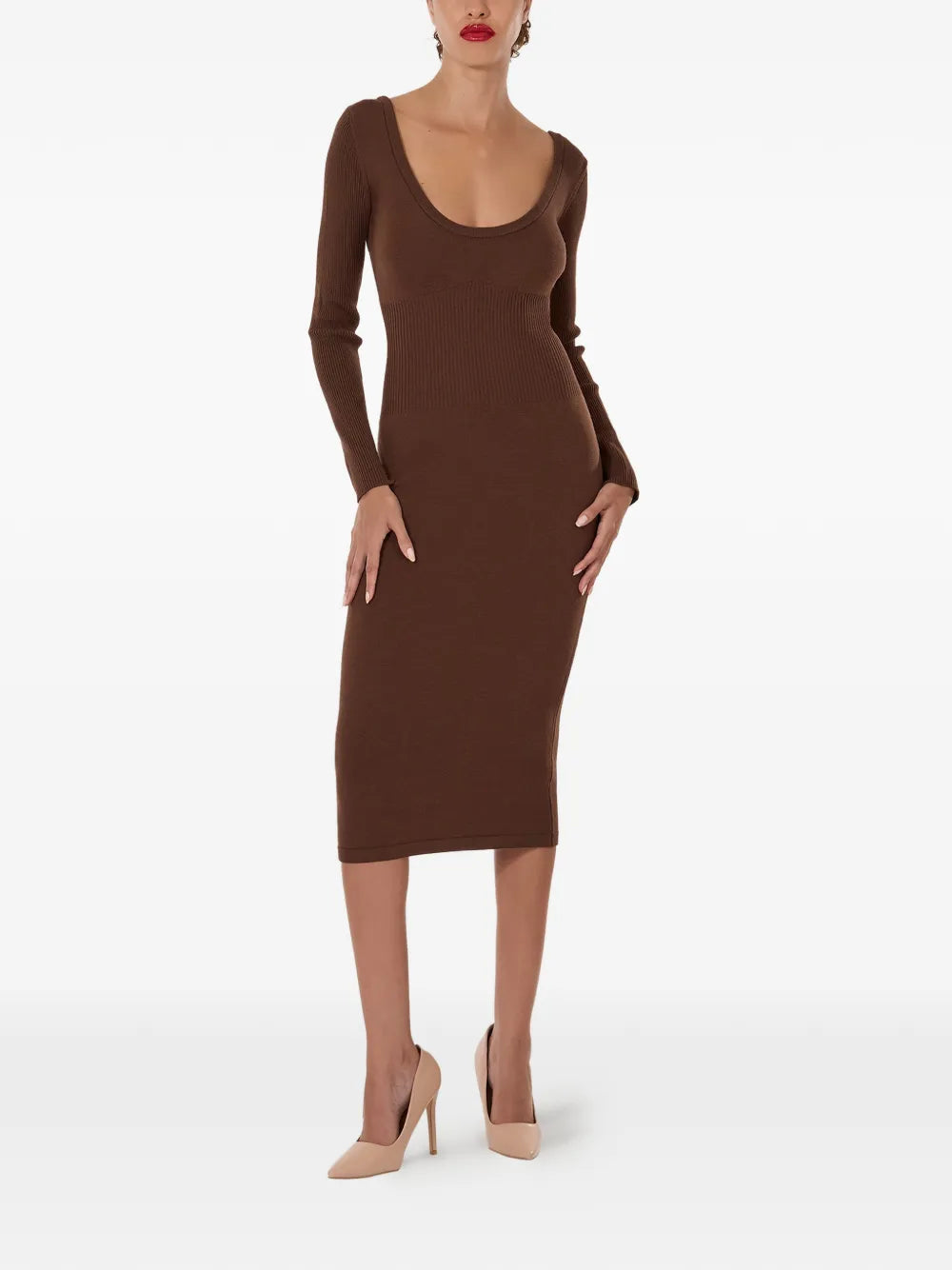 Wolford Scoop Neck Midi Dress