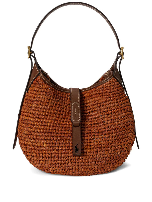 Polo Ralph Lauren Raffia Shoulder Bag