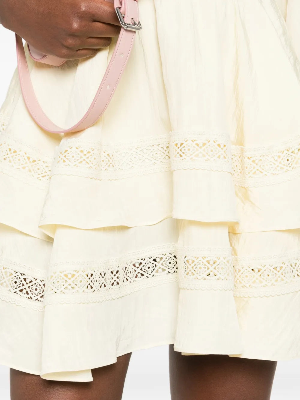 Maje Ruffled Tiered Mini Dress