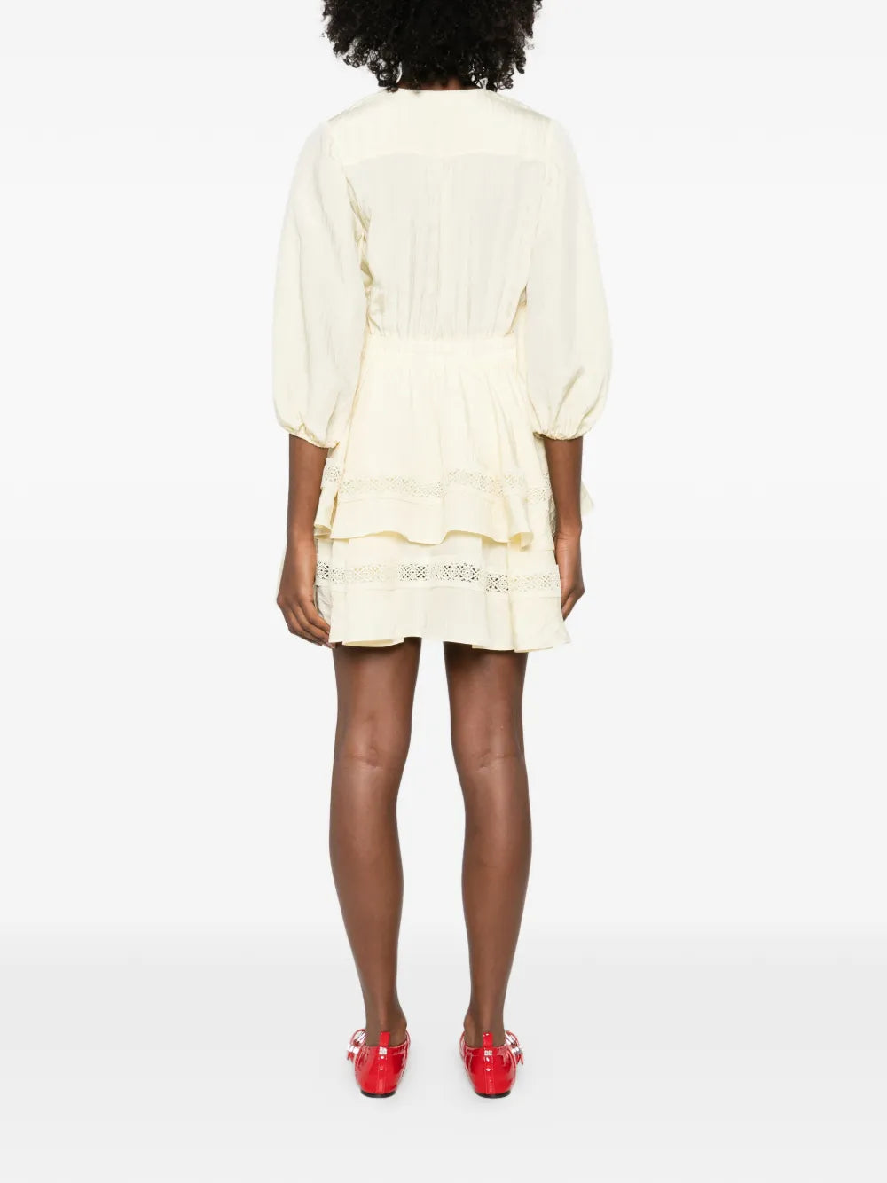 Maje Ruffled Tiered Mini Dress