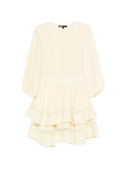 Maje Ruffled Tiered Mini Dress