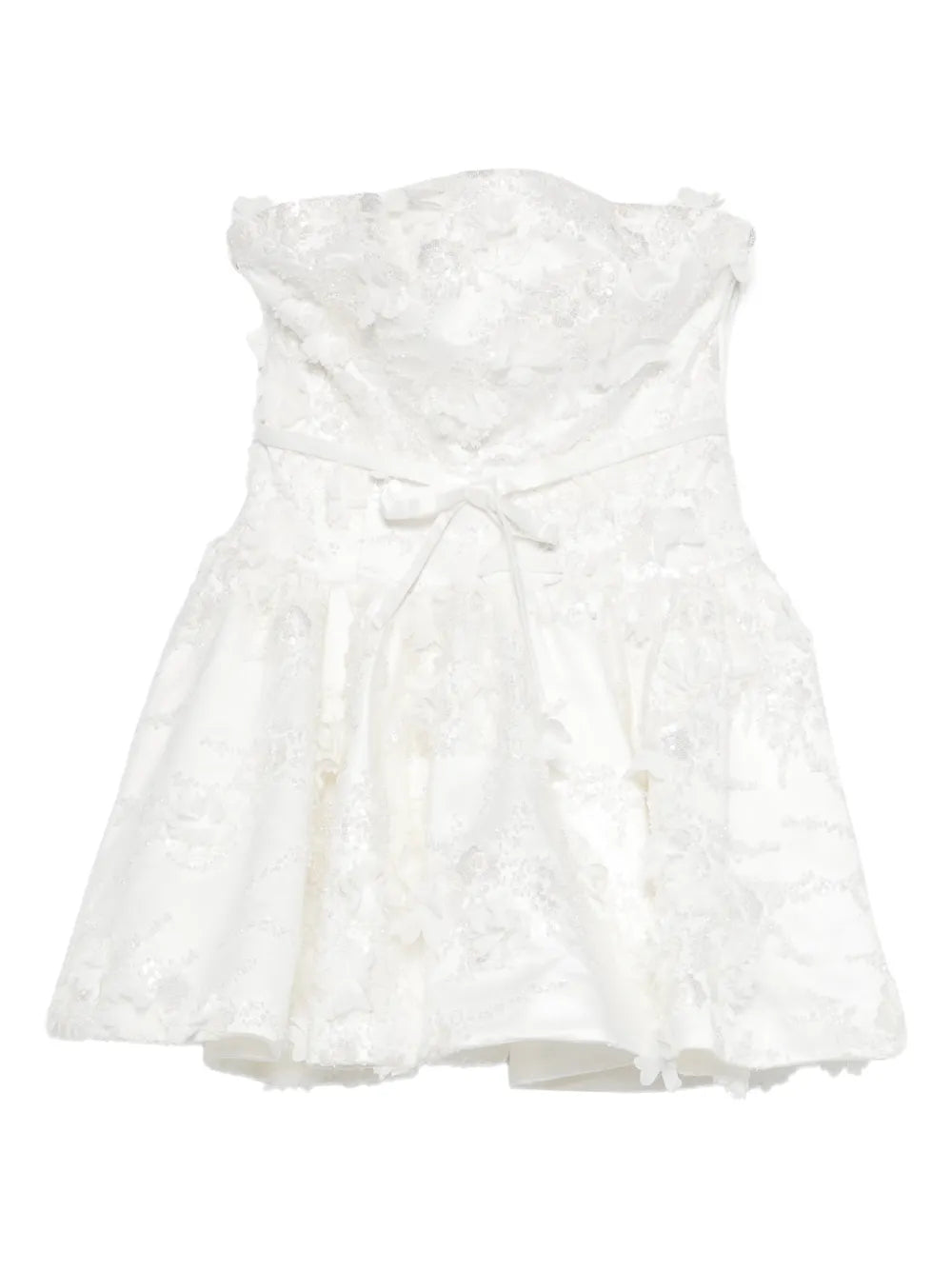 Maje Floral Applique Mini Dress