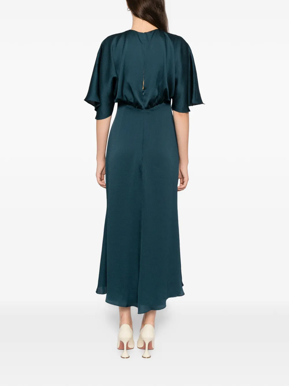 Amsale Hammered Satin Dress