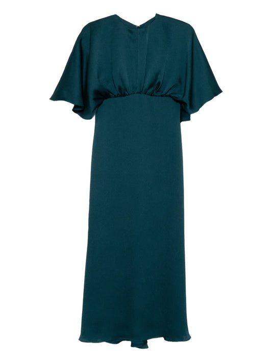 Amsale Hammered Satin Dress