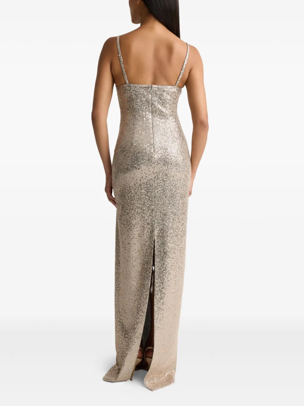 St John Sequin Maxi Dress