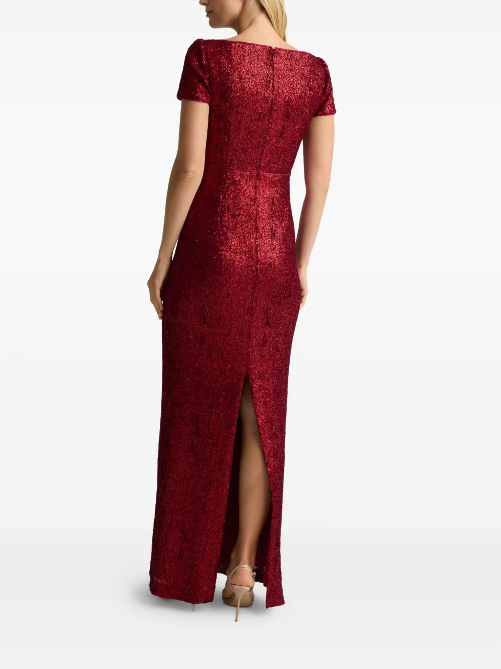 St John Sequined Maxi Dress