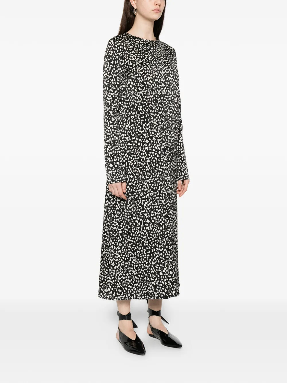 Amg Printed Midi Dress