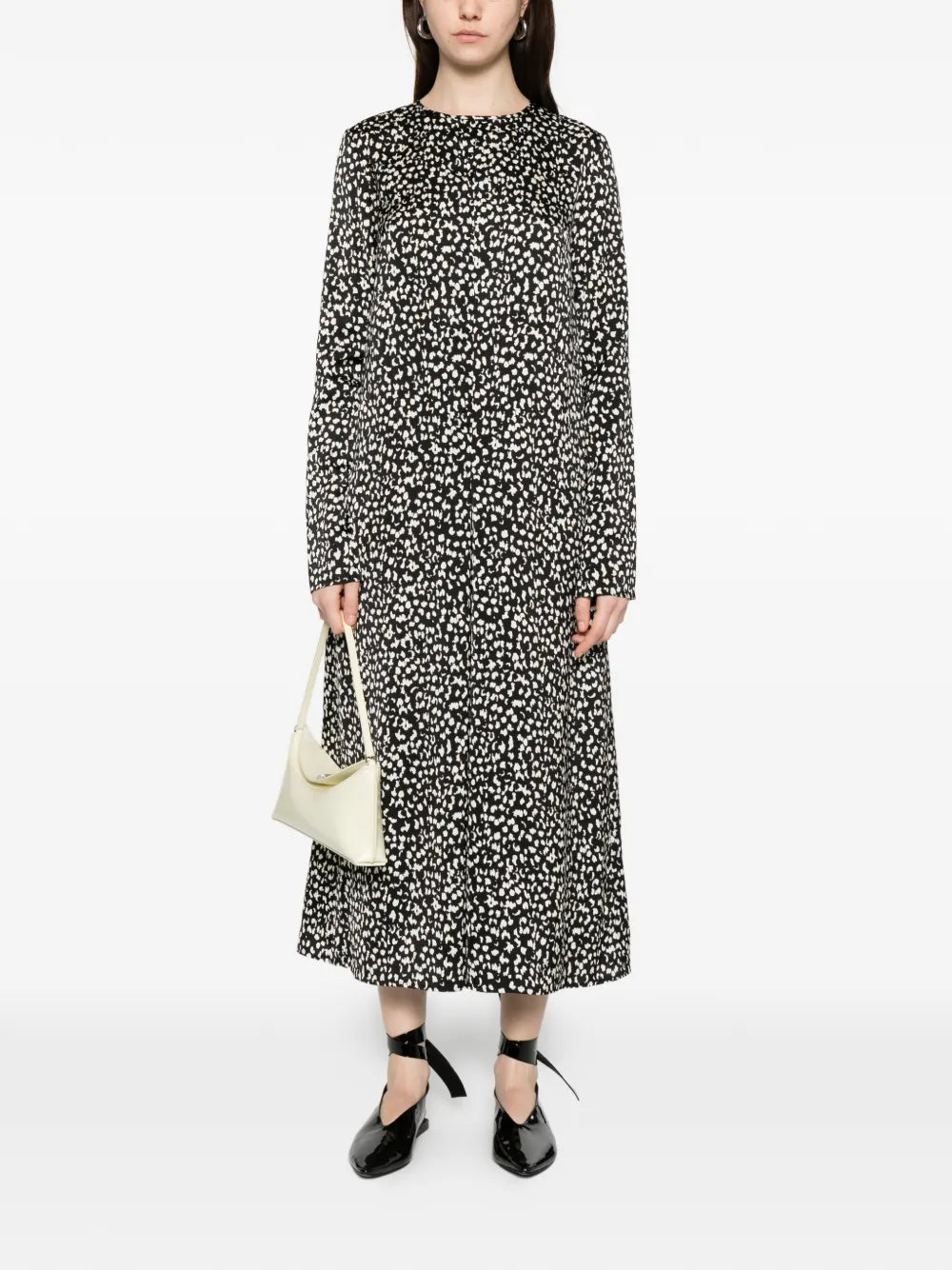 Amg Printed Midi Dress