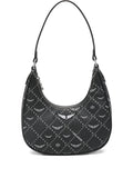 Zadigvoltaire Z Night Out Logo Graphic Shoulder Bag