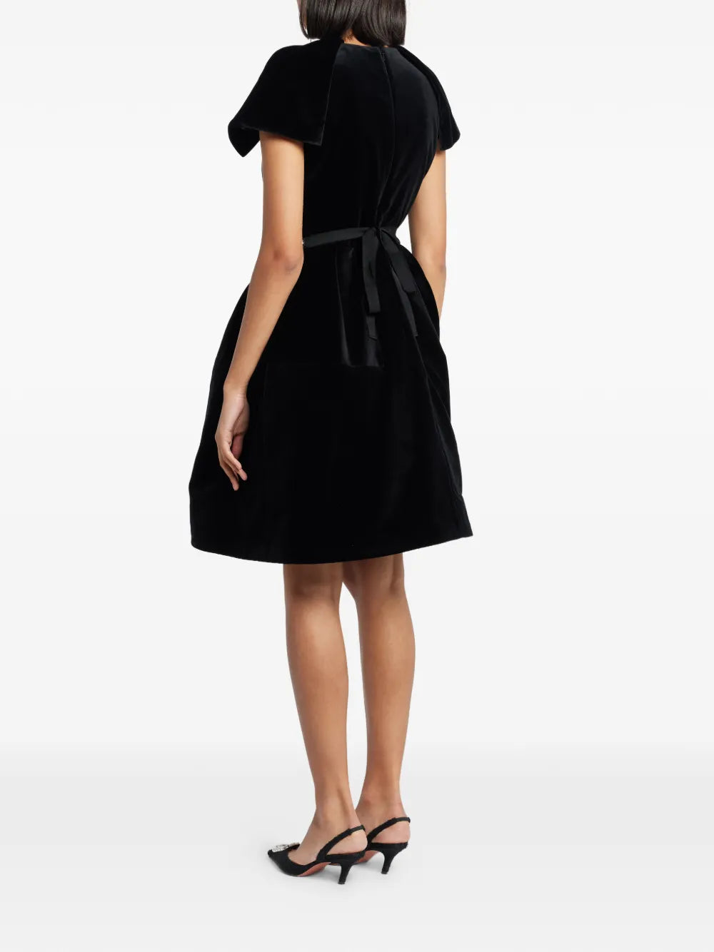 Dice Kayek Flounce Embellished Dress