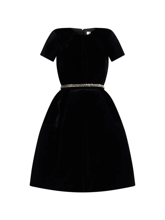 Dice Kayek Flounce Embellished Dress
